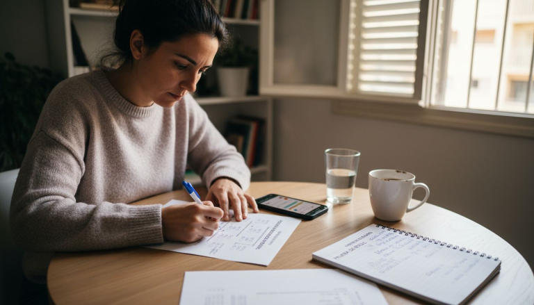 Alumno evaluando su nivel de valenciano desde casa